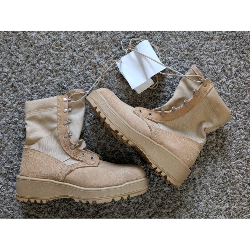 US Army Altama Issue Combat Boots Hot Weather 7R Vibram Sole New w Tags